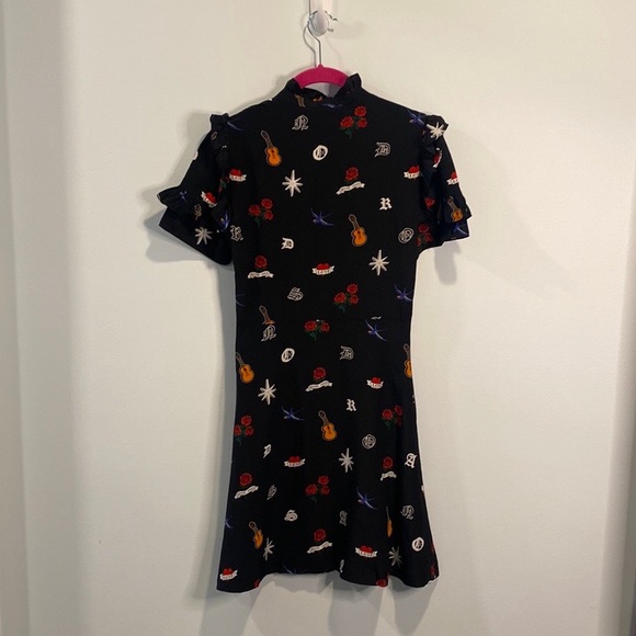 Sandro “Wendy” tattoo print dress 1/S NWT - Picture 5 of 5